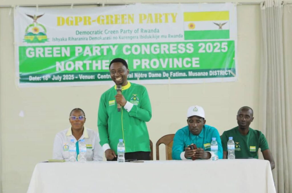 Green Party yitegura amatora ya 2029, irasaba urubyiruko n’abagore kwitinyuka no kwinjira muri politiki